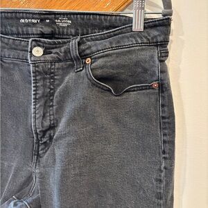 Old Navy OG Loose Distressed Black Jeans